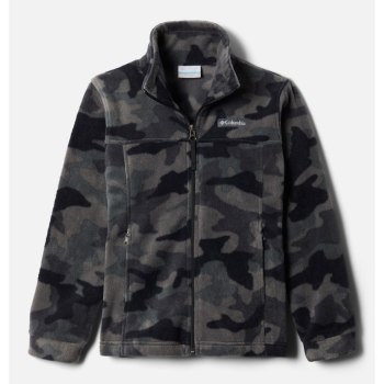 Columbia Jakne Za Dječake - Zing III Printed Fleece Crne Maskirne | YHFX-04583